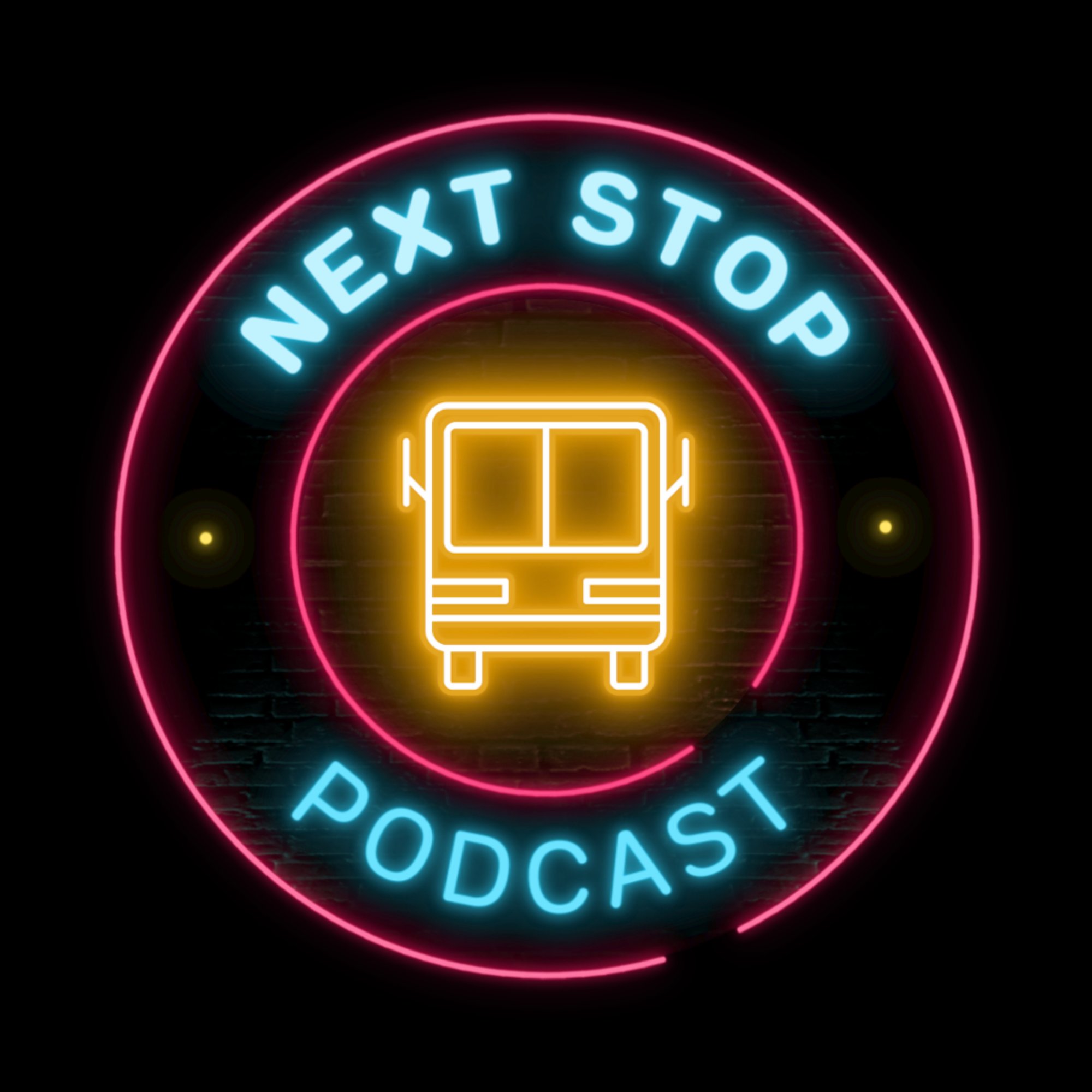 The Next Stop Podcast Logo